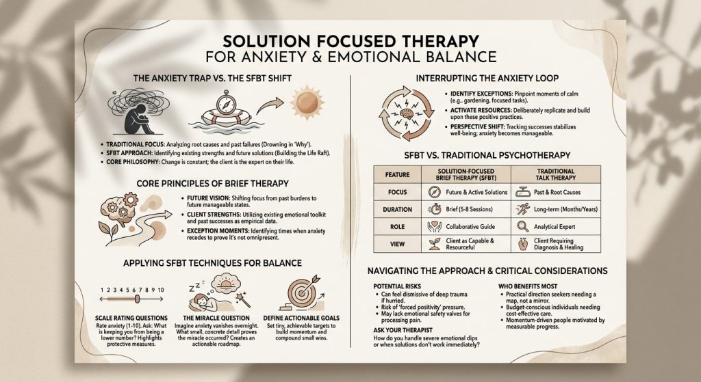 Solution Focused Therapy for Anxiety and Emotional Balance