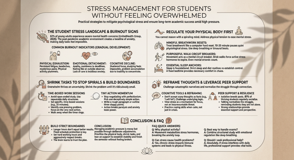 Stress Management for Students Without Feeling Overwhelmed