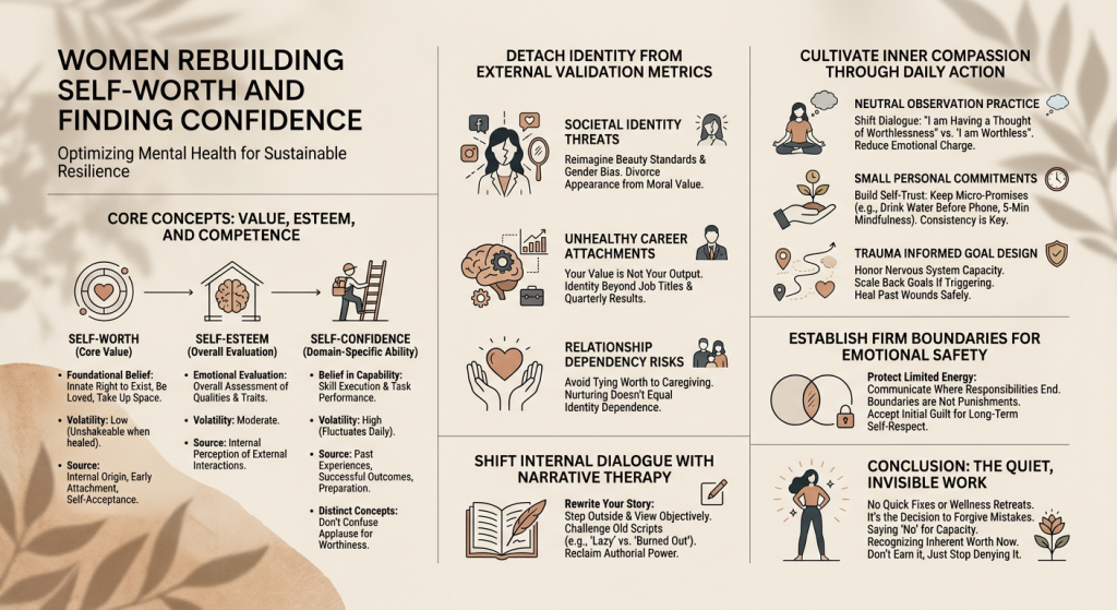 Women Rebuilding Self-Worth and Finding Confidence