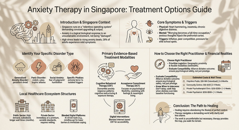 Anxiety Therapy in Singapore: Treatment Options Guide