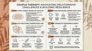 An infographic about Couple Therapy for Couples Facing Relationship Challenges