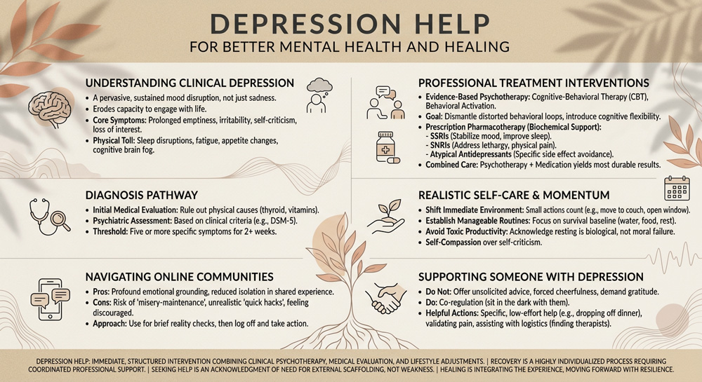 Depression Help for Better Mental Health and Healing