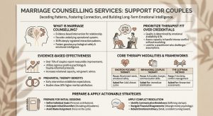 An infographic of Marriage Counselling Services for Couples Seeking Support