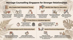 An infographic about Marriage Counselling Singapore for Stronger Relationships