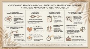 An infographic about Overcome Relationship Challenges with Professional Support
