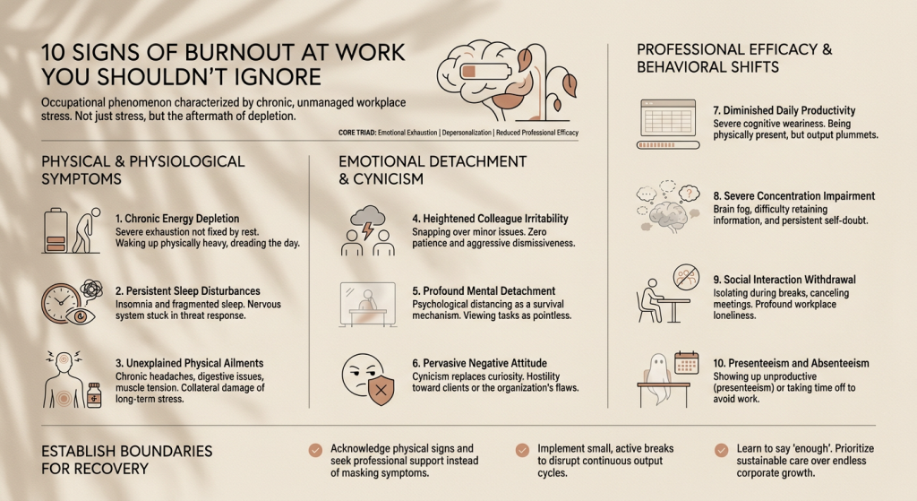 10 Signs of Burnout at Work You Shouldn’t Ignore